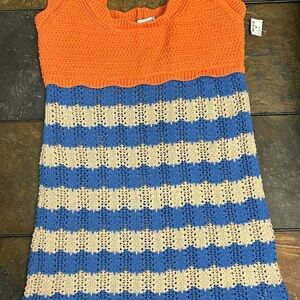Zara Vibrant Orange Knit Top